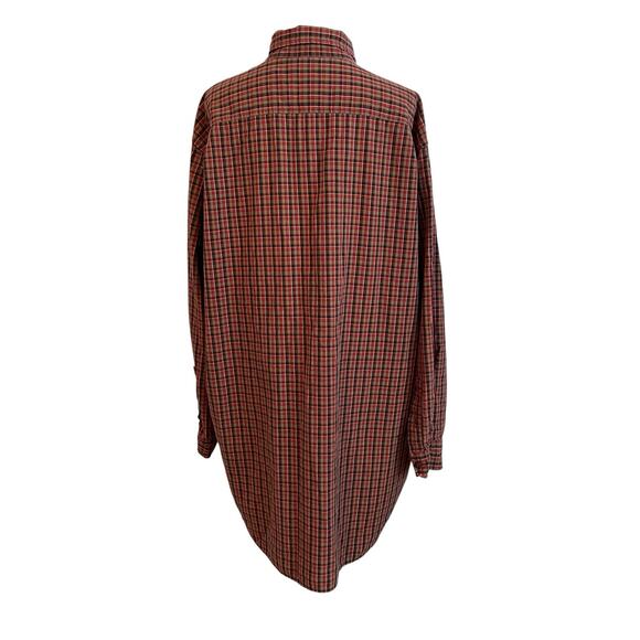 VTG. Abercrombie & Fitch The Big Shirt Mens Size Large Plaid 90s Preppy Outdoors - Picture 2 of 10
